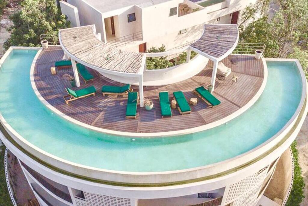 New studio apartment in Tanik Tulum with private pool and rooftop!