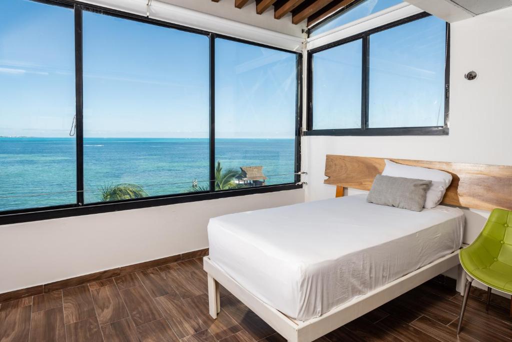 Beachfront con magnífica vista