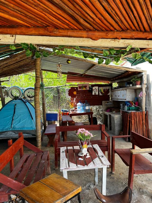 Casa de los Santos Camping y eco cabañas