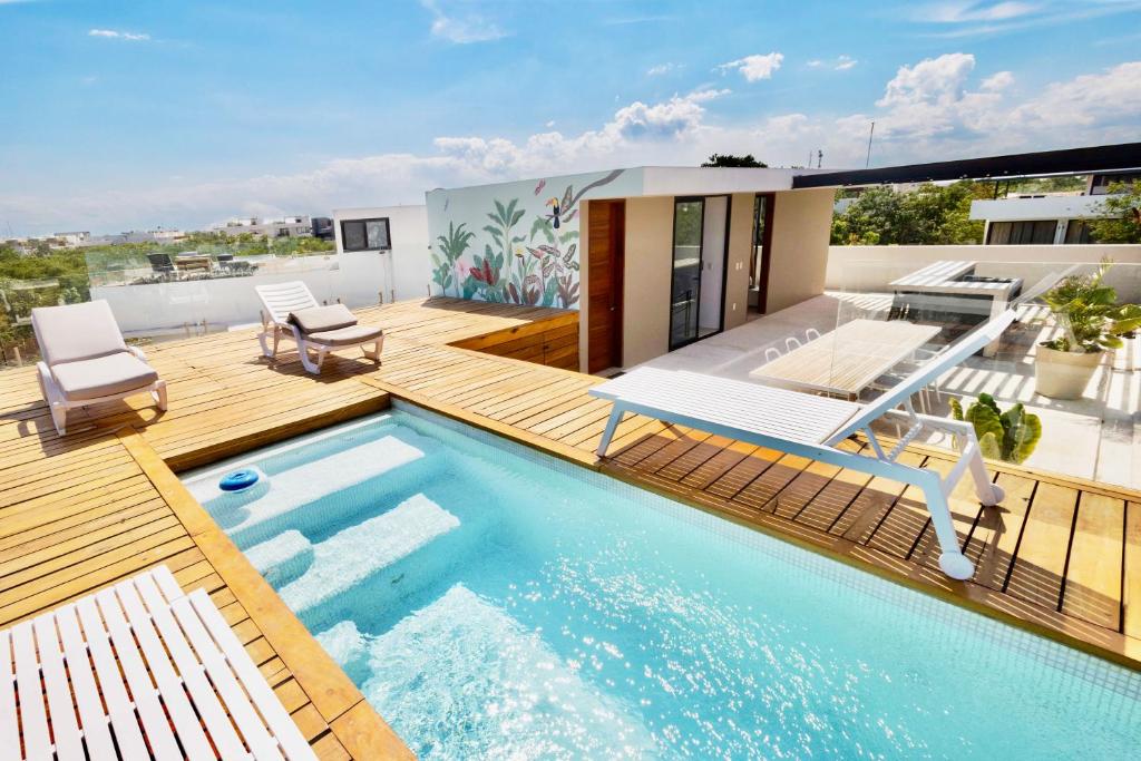 Central Penthouse 3 bedroom Tulum by Casago