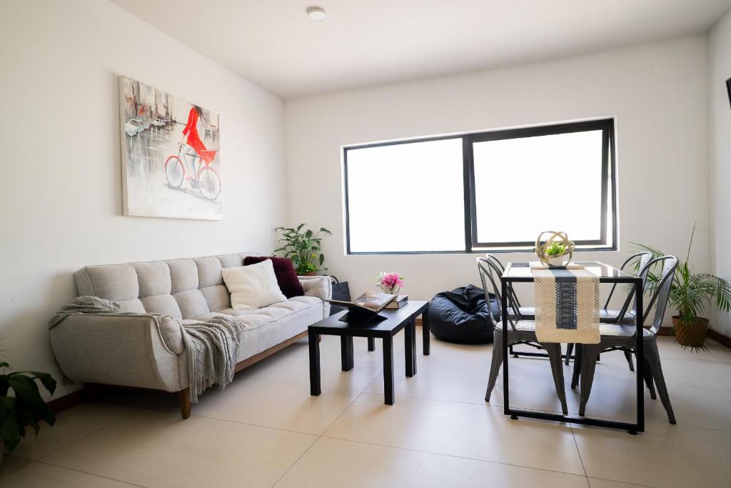 Departamento Corazón de Guadalajara, 4 camas, Rooftop, Wifi