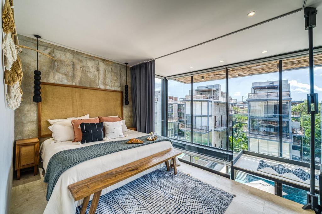 Divine 1BR PH Tulum w Private Pool, Cenote, Gym
