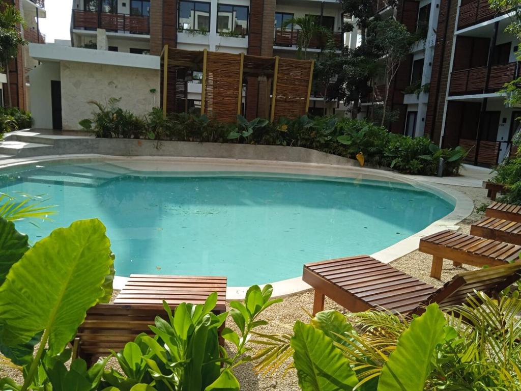 New 2 bedroom apartment with jacuzzi in Tulum