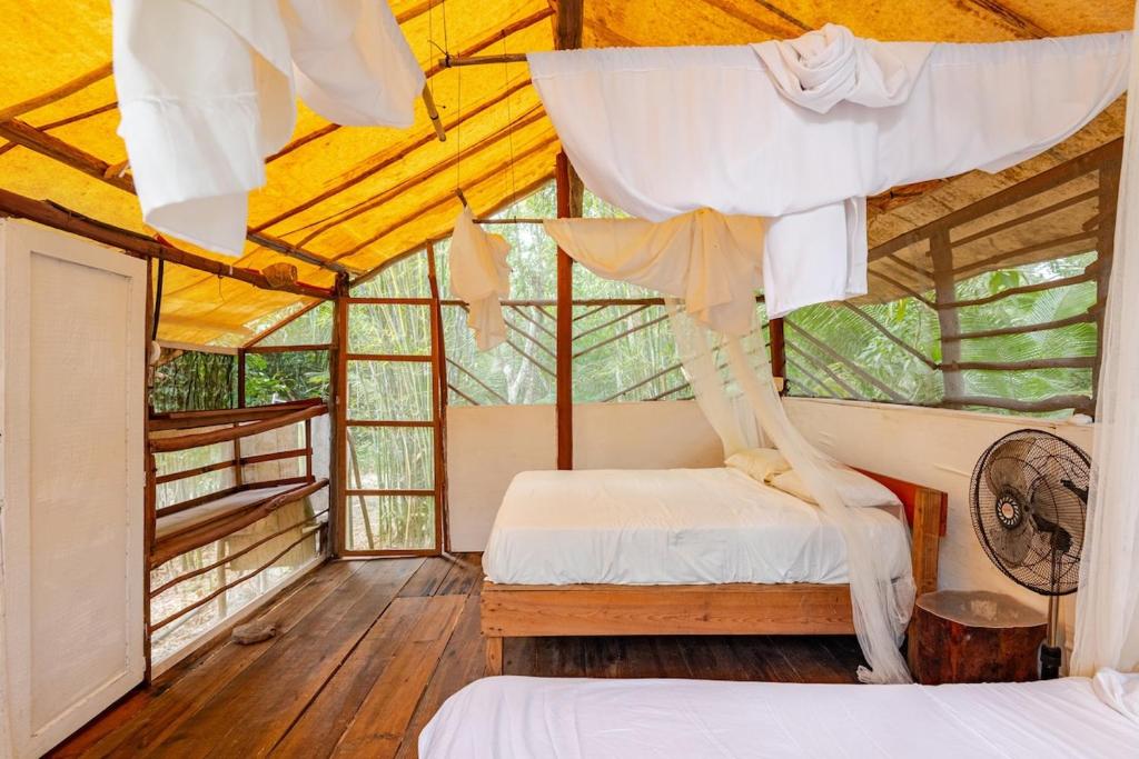 Cabaña Zapote en Rancho Los Jaguares Jungle Retreat Tulum