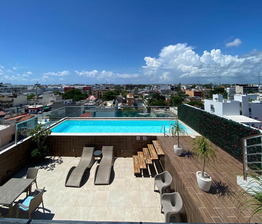 Studios with roofpool in Vanessa 24