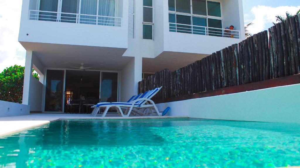 Villa Cos beachfront house